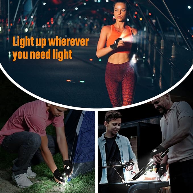 LED Flashlight Waterproof Gloves  6 Reviews